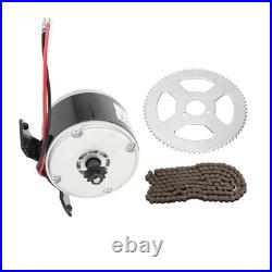 250W 12V High-Speed Electric Gear Motor Kit With Built-in Controller 2750 RPM