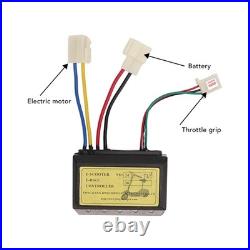 250W 12V High-Speed Electric Gear Motor Kit With Built-in Controller 2750 RPM