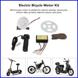250W 12V High-Speed Electric Gear Motor Kit With Built-in Controller 2750 RPM