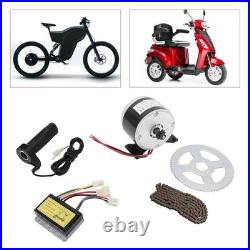 250W 12V High-Speed Electric Gear Motor Kit With Built-in Controller 2750 RPM