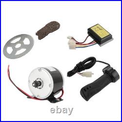 250W 12V High-Speed Electric Gear Motor Kit With Built-in Controller 2750 RPM