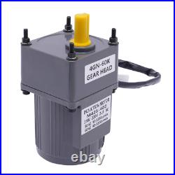 25W 220V Adjustable Speed Motor AC Gear Motor Electric Motor with Controller UK