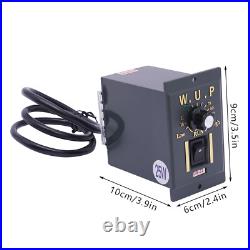 25W 220V Adjustable Speed Motor AC Gear Motor Electric Motor with Controller UK