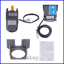 25W 220V Adjustable Speed Motor AC Gear Motor Electric Motor with Controller UK