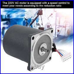 25W AC Geared Reduction Motor 220V Gear Box Speed Controller For Automation Equi