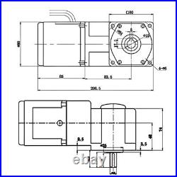 25W Hollow Output Reduction Motor Right Angle Electric Variable Speed Controller