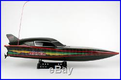 28 Twin Motor Radio Control RC S2 7000 Black Stealth FAST Racing RS Speed Boat