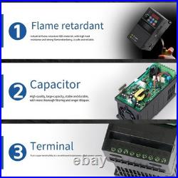 2.2KW Motor Speed Controller VFD 220V Input 380V Output Industrial Use