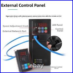 2.2KW Motor Speed Controller VFD 220V Input 380V Output Industrial Use