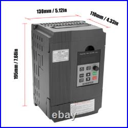 2.2KW Single to 3 Phase Variable Frequency Drive Inverter VFD CNC Motor Speed