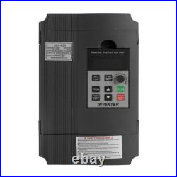 2.2KW Single to 3 Phase Variable Frequency Drive Inverter VFD CNC Motor Speed