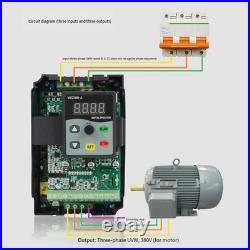 2.2KW VFD 3 Phase Speed Controller For 3 Phase Motors Efficient Heat Dissipation 2.2KW VFD 3 Phase Speed Controller For 3 Phase Motors Efficient Heat Dissipation