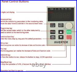 2.2KW VFD Inverter for AC Motor Speed Control with Overload Protection 2.2KW VFD Inverter for AC Motor Speed Control with Overload Protection