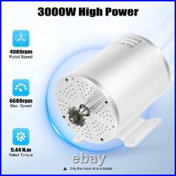3000W Electric Motorcycle Brushless Motor 3-Gears Speed Controller + Handlebars