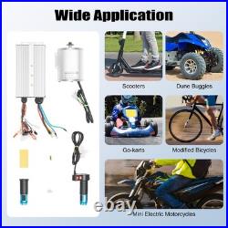3000W Electric Motorcycle Brushless Motor 3-Gears Speed Controller + Handlebars