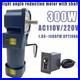 300W Right Angle Variable Speed Controller Output Reduction Motor With Shaft New