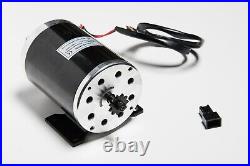 #35 sprocket 1000 W 48V DC electric motor w base+speed controller+Foot Pedal