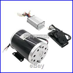 36V 1000W DC Electric Motor+Speed Controller+Foot Pedal Throttle For Go-Kart