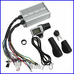 36V/48V 1500With500W E-Bike Controller LCD Display Speed Control Throttle Grip Kit