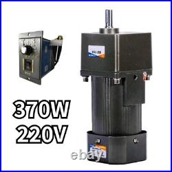 370W AC220-240V Electric Motor Variable Speed Controller Gear Box Motor Adapter