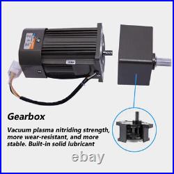 370W AC220-240V Electric Motor Variable Speed Controller Gear Box Motor Adapter