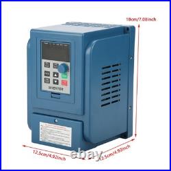 380VAC 3A Variable Frequency Drive VFD Speed Controller For 0.75kW AC Motor