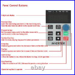 380V 1.5kW Variable Frequency Drive VFD 3 Phase Speed Controller Inverter Motor