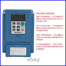 380V 1.5kW Variable Frequency Drive VFD 3 Phase Speed Controller Inverter Motor