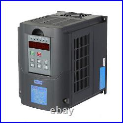 3HP 2.2KW Variable Frequency Drive Inverter VFD 10A 220V Motor Speed Control VSD