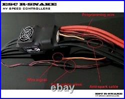 400A Car ESC 3-8S R-Snake/ Flier for 1/5 Brushless Motor + USB Link