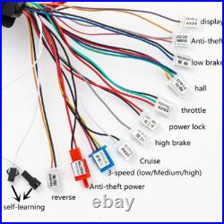 48V60V72V3000W Brushless+Speed Controller Hub Motor For Electric Bike Scooter US