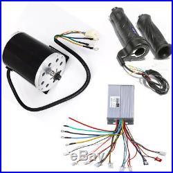 48V 1800W Electric Brushless T8F 9T Motor+ Speed Controller + Throttle Grip