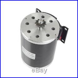 48V 1KW DC Electric Motor Set with Base Speed Controller & Foot Pedal Throttle