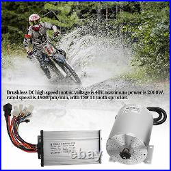 48V 2000W Electric Brushless DC High Speed Motor Controller Kit for E-Bike Parts