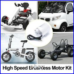 48V 2000W Electric Brushless Motor Kit High Speed Power Motor Set Controller