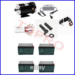 48v 1000w Brush Electric Motor Speed Controller Batteries for Scooter Go Kart AT