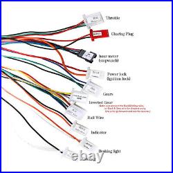 48v 1800w Brushless Electric Motor Speed Controller with LCD Throttle For Go Kart