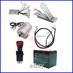 48v 1800w Brushless Motor Speed Controller Kits Throttle Pedal Battery Reverse