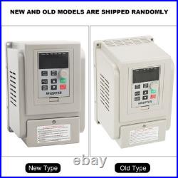 4KW Single To 3 Phase VFD Speed Controller AC Motor 220V