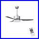 52'' Ceiling Fan Light Remote Control Reversible Blades & Mute Motor Speed Timer