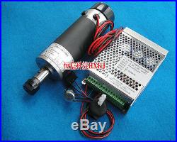57mm 600W Air cooled Brushed Spindle Motor + Mount Bracket + Speed controller
