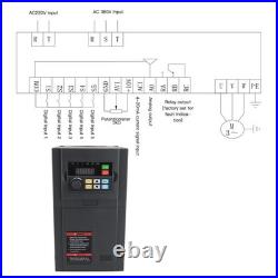 5.5KW 380V VFD Inverter Heavy Duty Vector Control AC Drive Motor Speed
