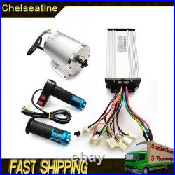 60V 2000W Electric Brushless DC Motor Kit High Speed Motor Controller Go Kart