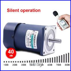 60W AC 220V Silent Adjustable Speed Motors 1400/2800RPM CWithCCW With Controller