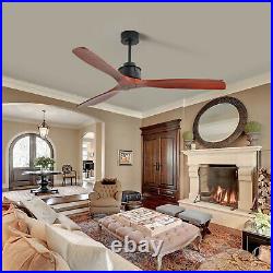 60-Inch Motor Ceiling Fan with Remote Control 3 Blade, 6-speed, Reversible Motor