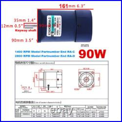 6/15/25/40/60/90/120/200W High torque Adjustable Speed Electric Motor Controller
