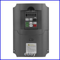 7.5KW Single to 3 Phase Variable Frequency Drives 220V 380V CNC Motor Speed