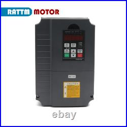 7.5KW VFD Frequency Drive Inverter 1 phase to 3 phase 10hp Motor Speed Control