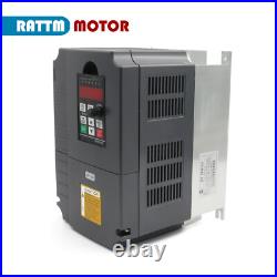 7.5KW VFD Frequency Drive Inverter 1 phase to 3 phase 10hp Motor Speed Control