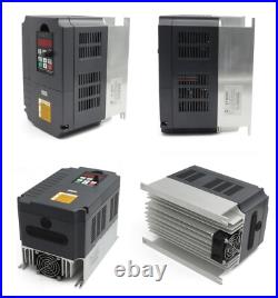 7.5KW VFD Frequency Drive Inverter 1 phase to 3 phase 10hp Motor Speed Control